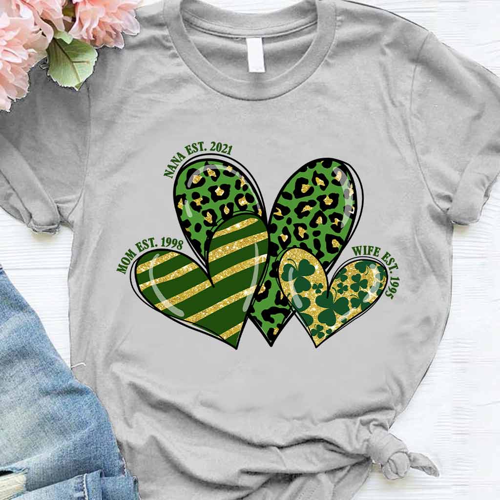 Lucky Nana - Personalized St. Patrick's Day Grandma T-shirt and Hoodie
