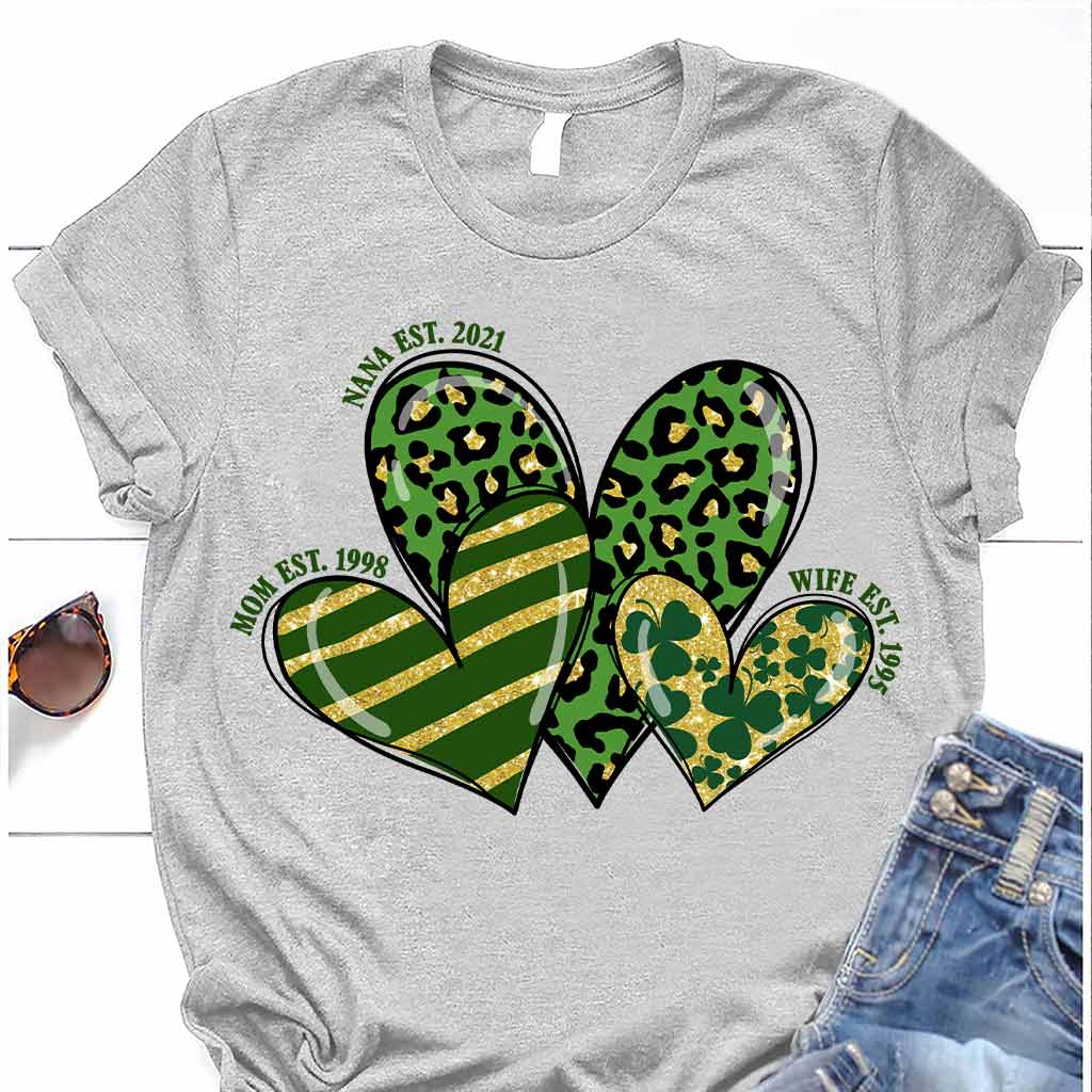 Lucky Nana - Personalized St. Patrick's Day Grandma T-shirt and Hoodie