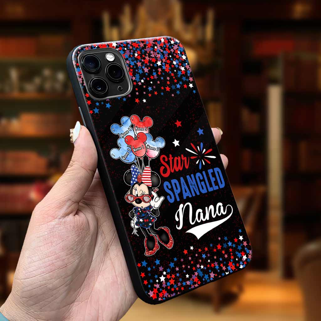 Star Spangled Nana - Personalized Independence Day Grandma Phone Case