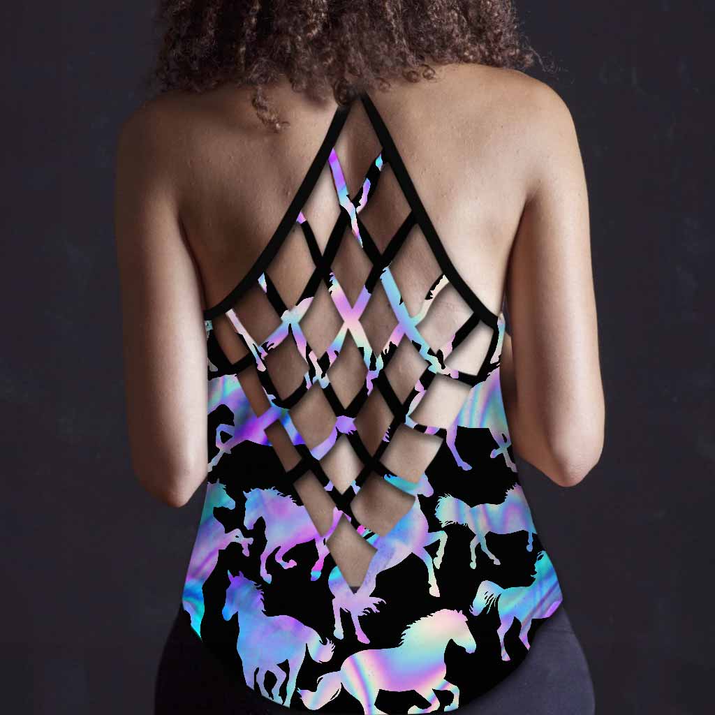 Love - Horse Cross Tank Top