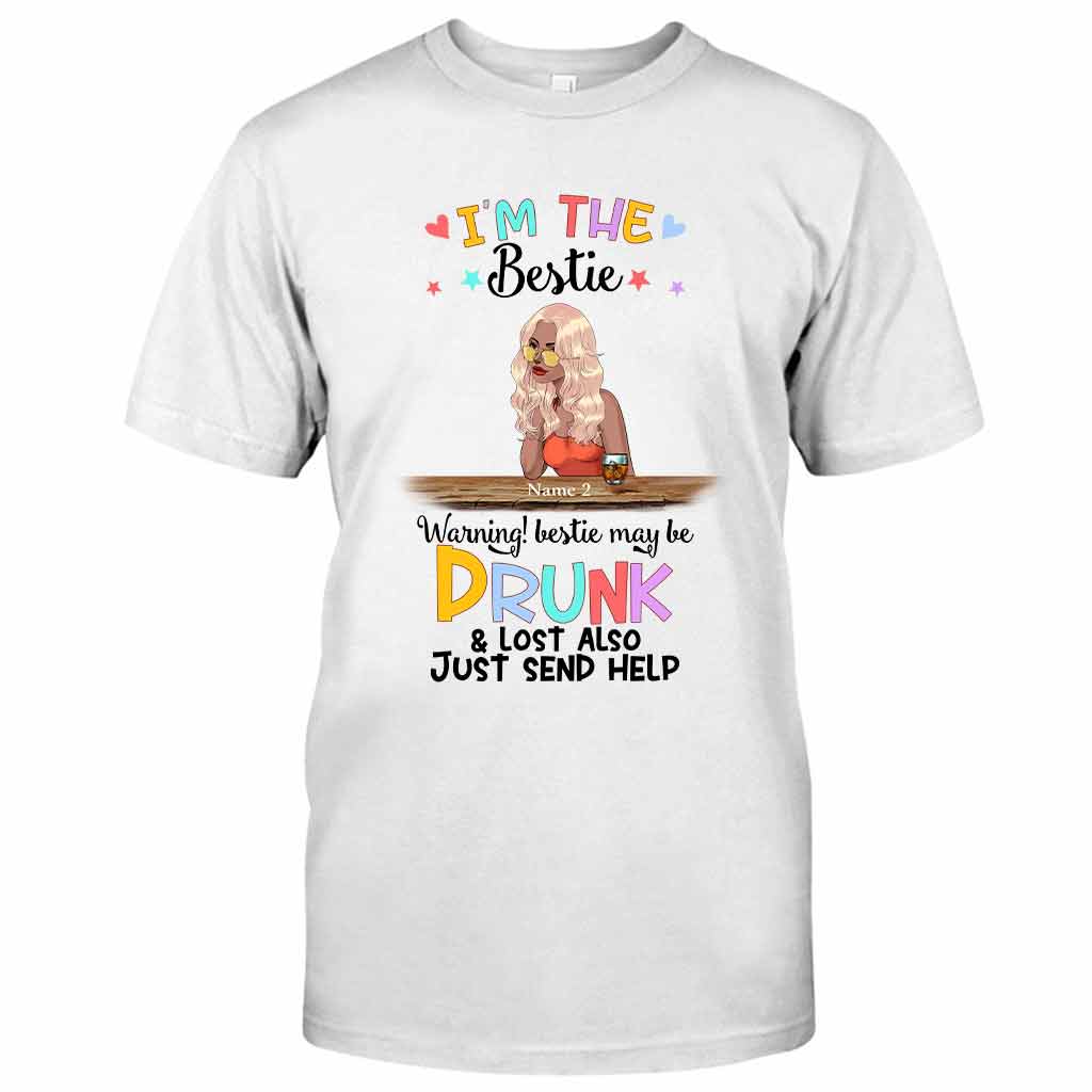 If Lost Or Drunk - Bestie Personalized T-shirt And Hoodie