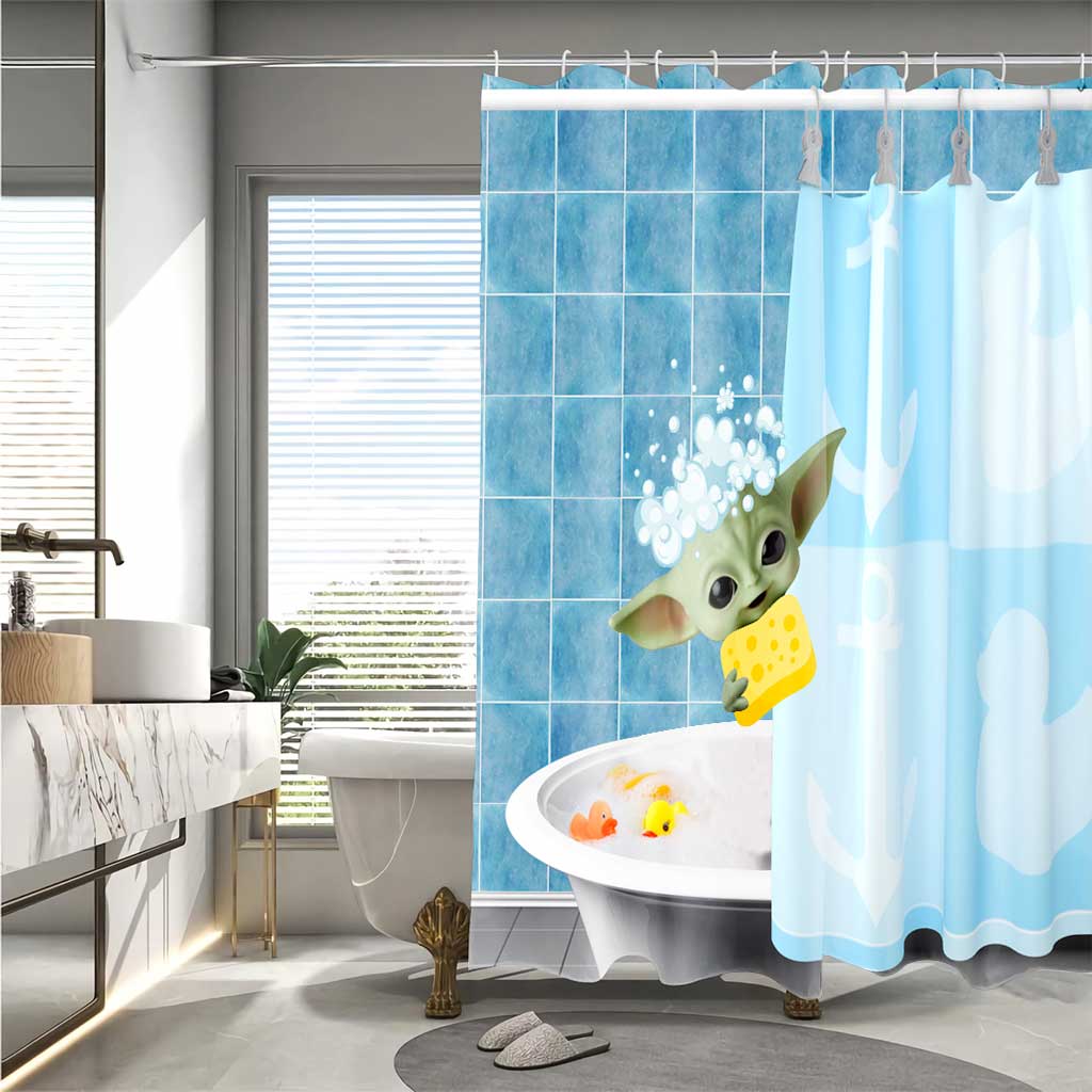 Get Naked - The Force Shower Curtain