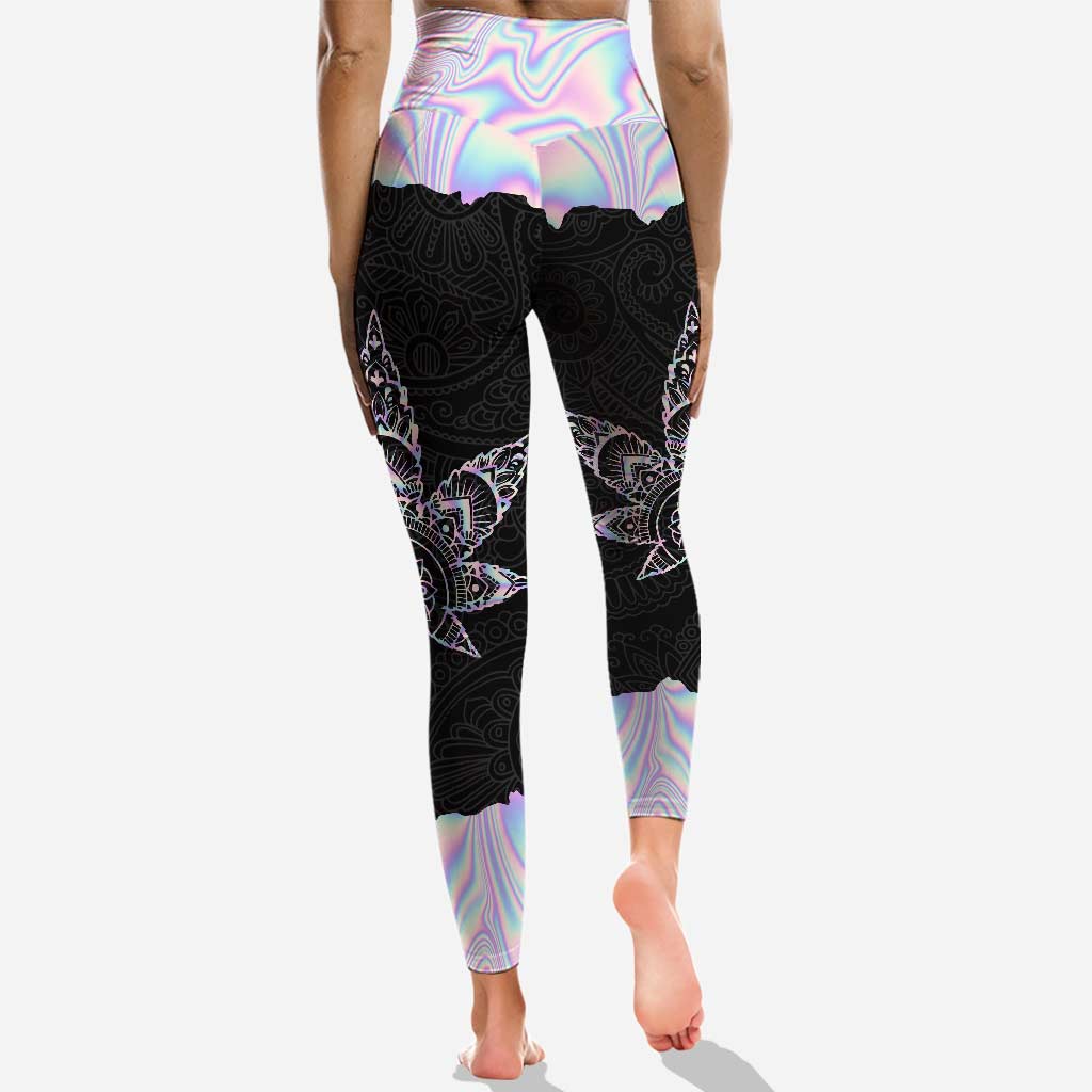 Choose Happy - Personalized Weed Hoodie And Leggings