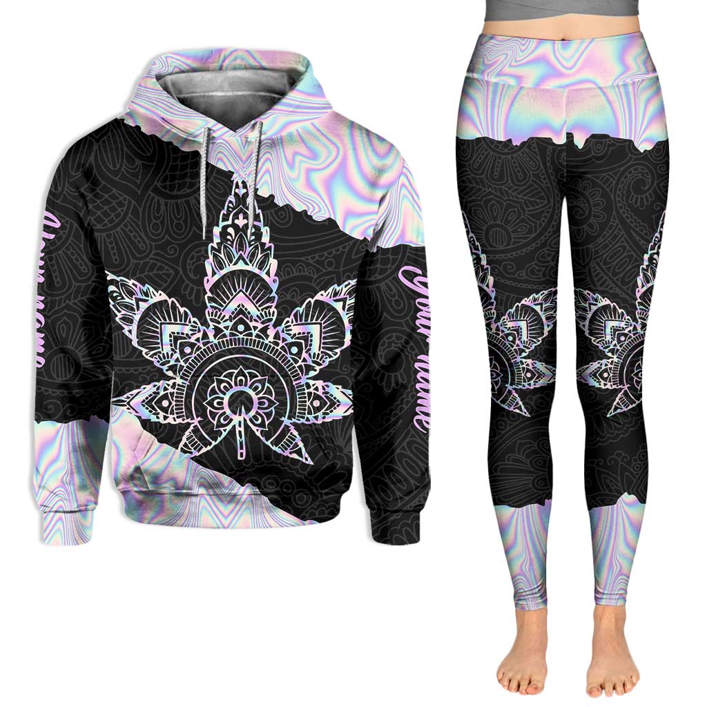 Choose Happy - Personalized Weed Hoodie And Leggings