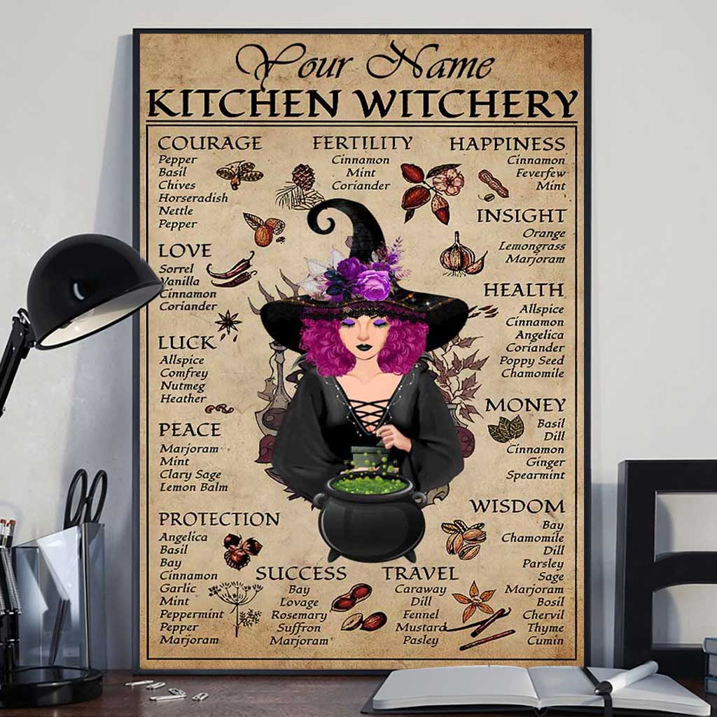 I Believe In God And Goddess - Witch Personalized Poster 092021