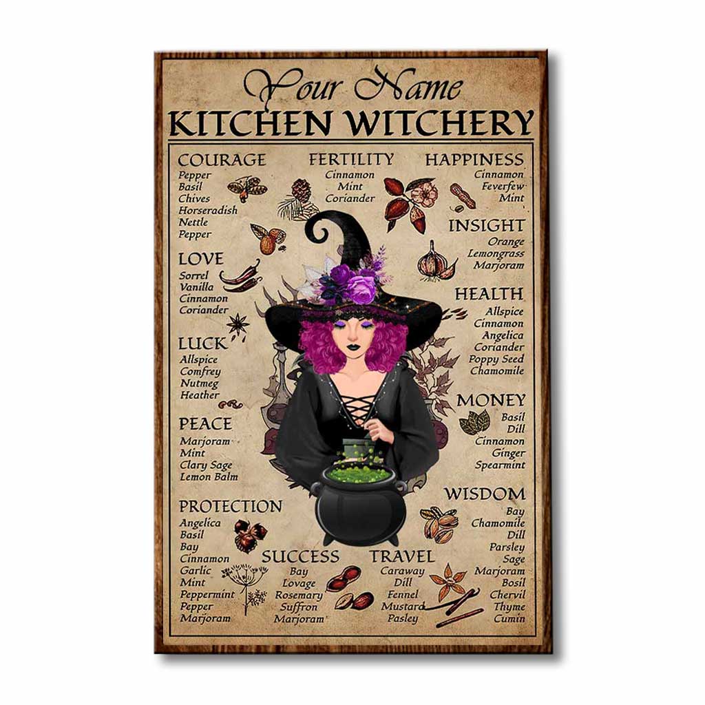 I Believe In God And Goddess - Witch Personalized Poster 092021
