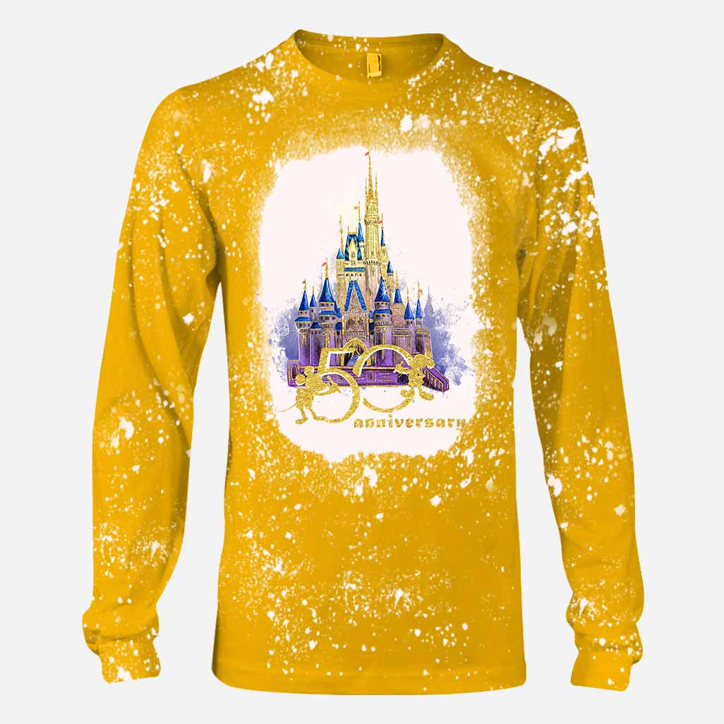 50th Anniversary Magic Kingdom - Mouse Handmade Bleached Shirts