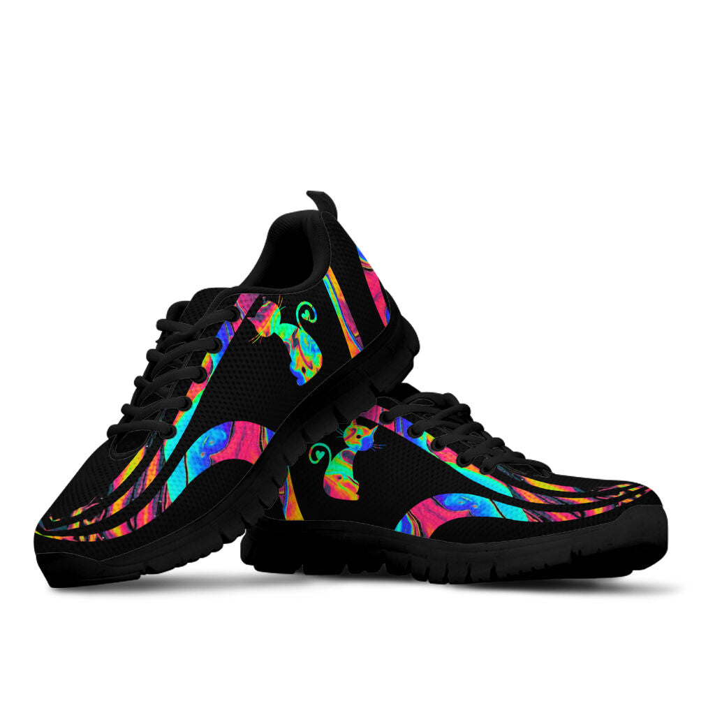 Colorful Hologram Cat Cat Sneakers 0622
