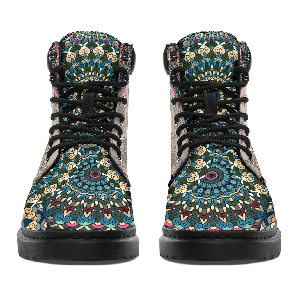 Vintage Mandala - Weed All Season Boots 0822