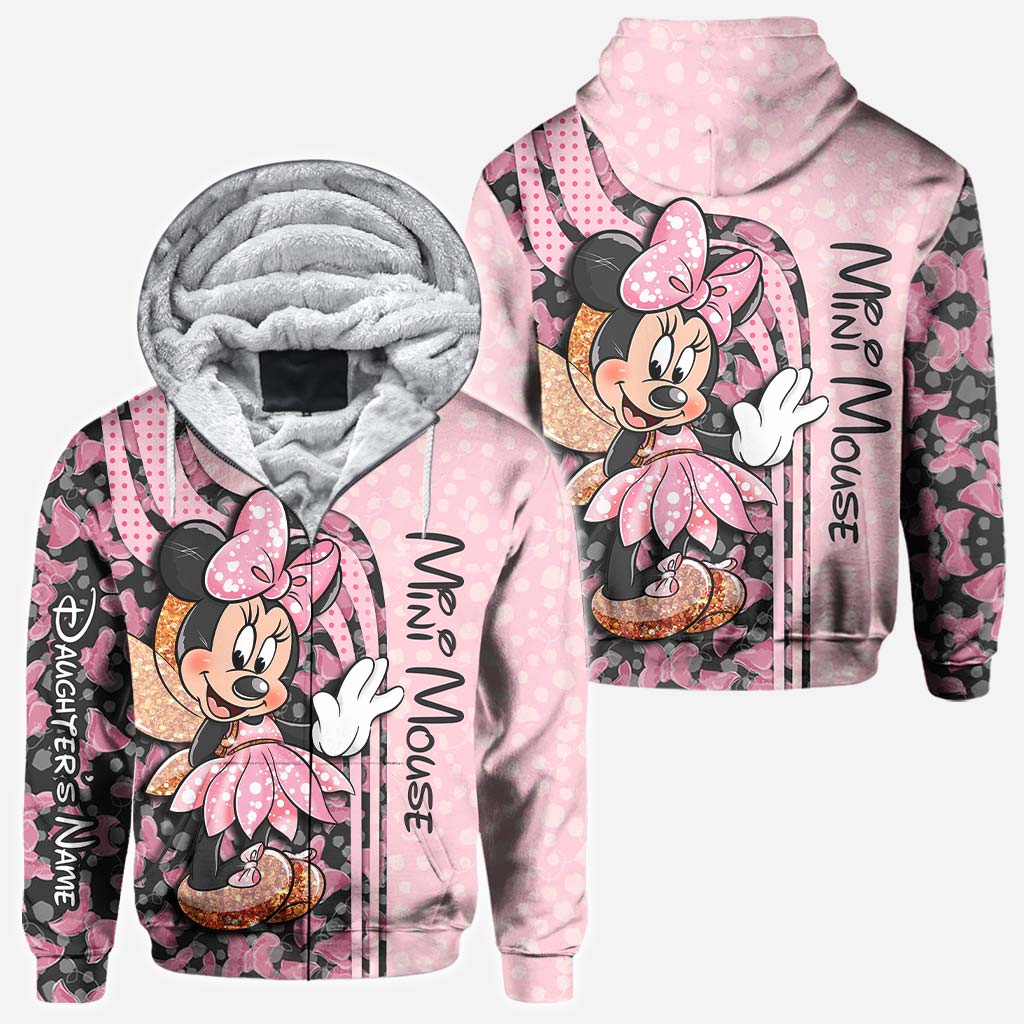 Mama & Mini Mouse Ears - Personalized All Over T-shirt and Hoodie