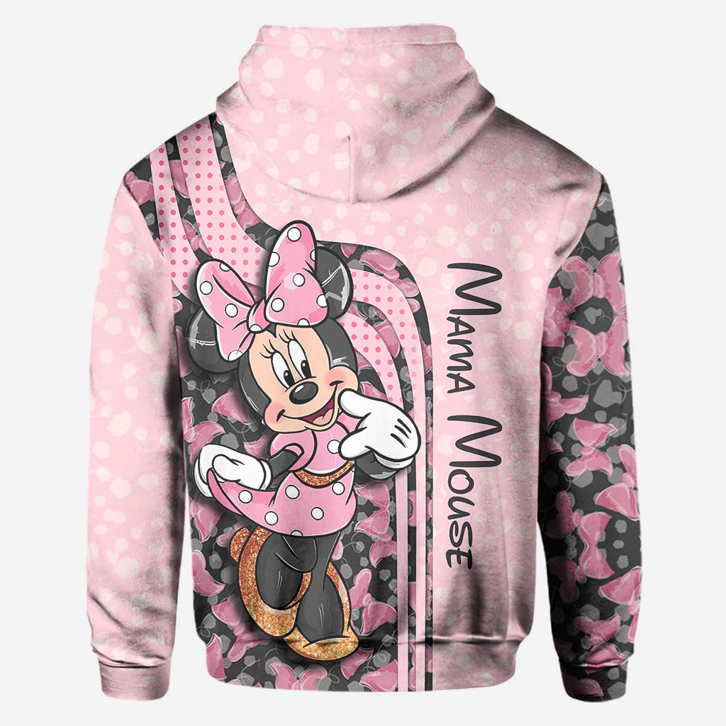 Mama & Mini Mouse Ears - Personalized All Over T-shirt and Hoodie