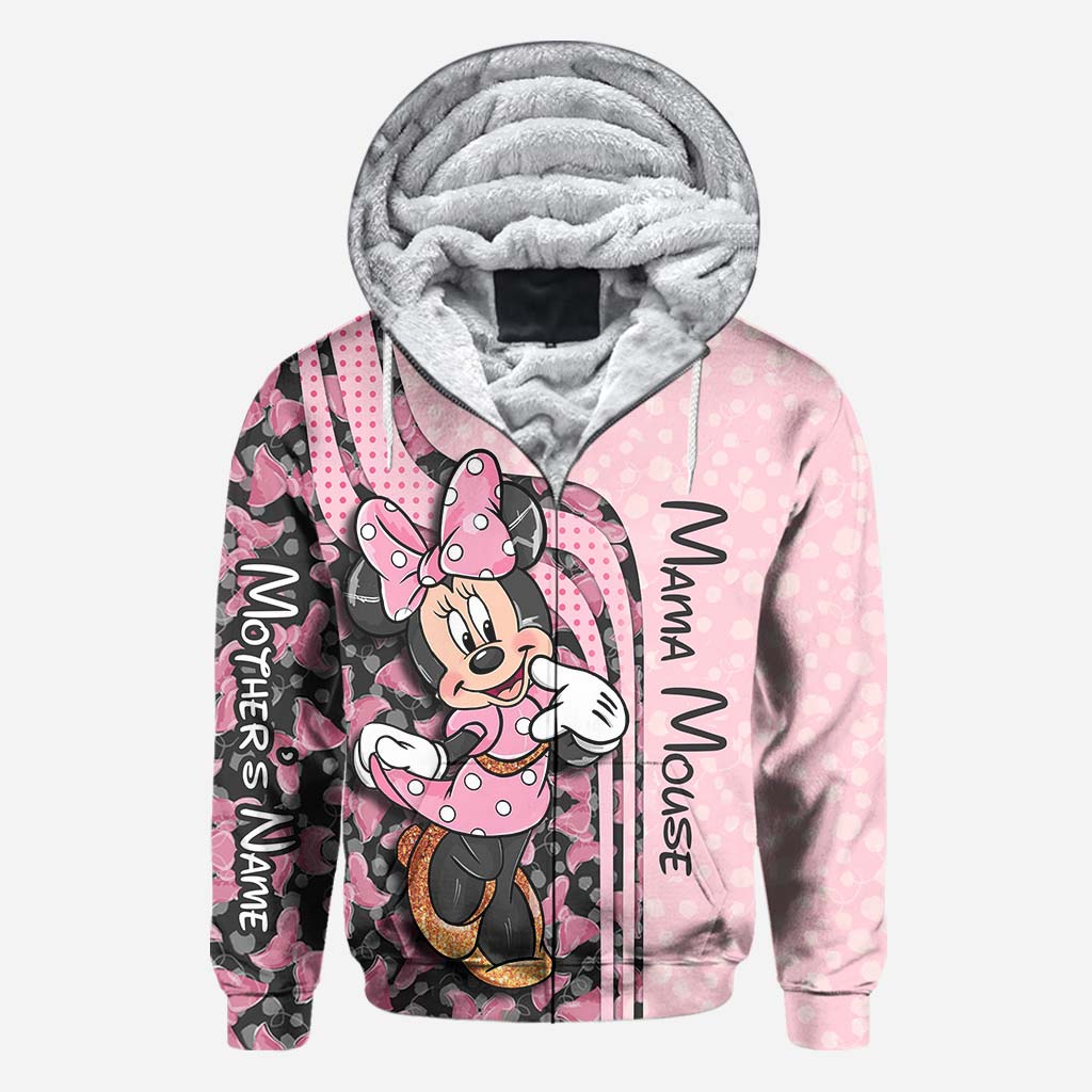 Mama & Mini Mouse Ears - Personalized All Over T-shirt and Hoodie