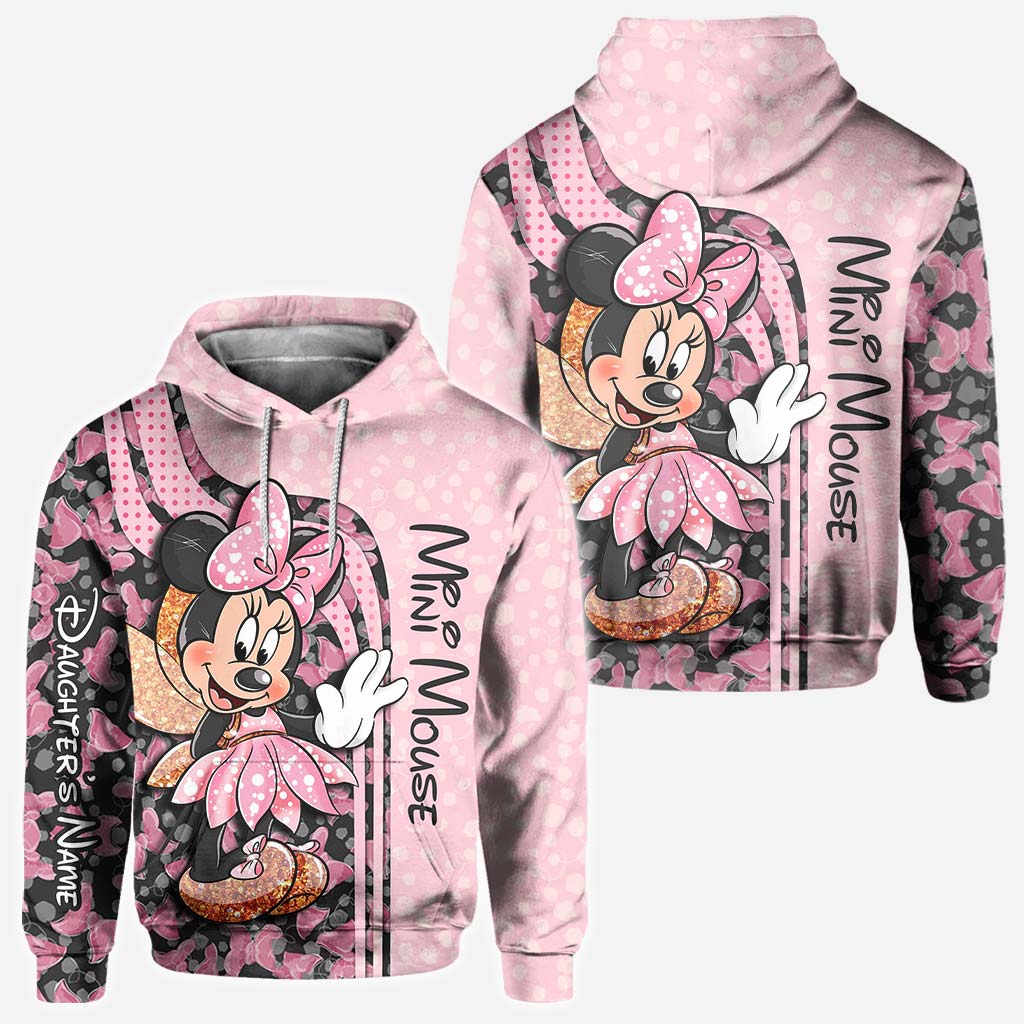 Mama & Mini Mouse Ears - Personalized All Over T-shirt and Hoodie