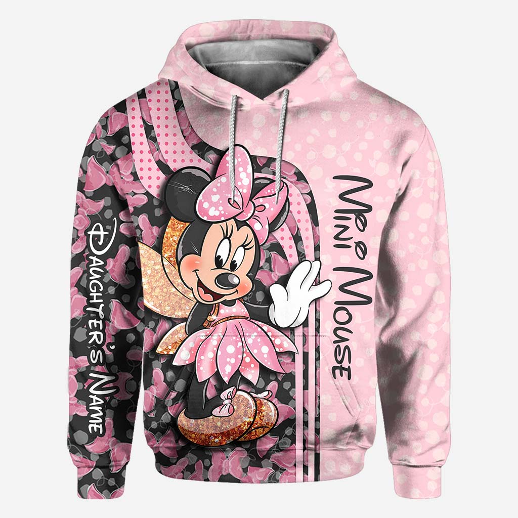 Mama & Mini Mouse Ears - Personalized All Over T-shirt and Hoodie