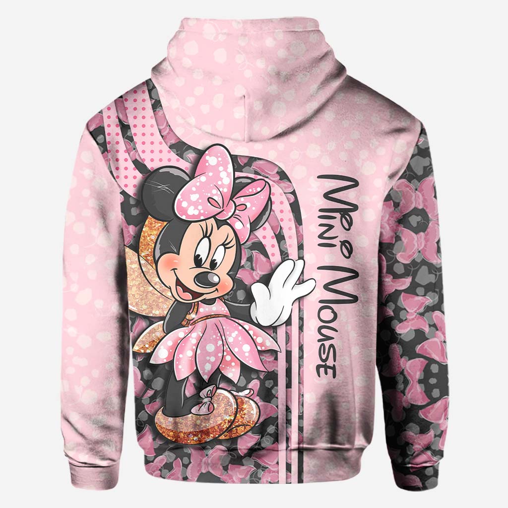 Mama & Mini Mouse Ears - Personalized All Over T-shirt and Hoodie