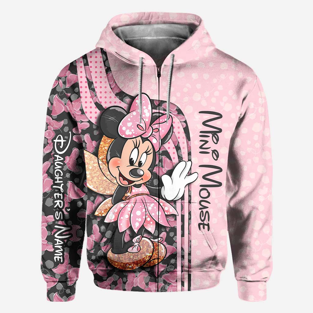 Mama & Mini Mouse Ears - Personalized All Over T-shirt and Hoodie