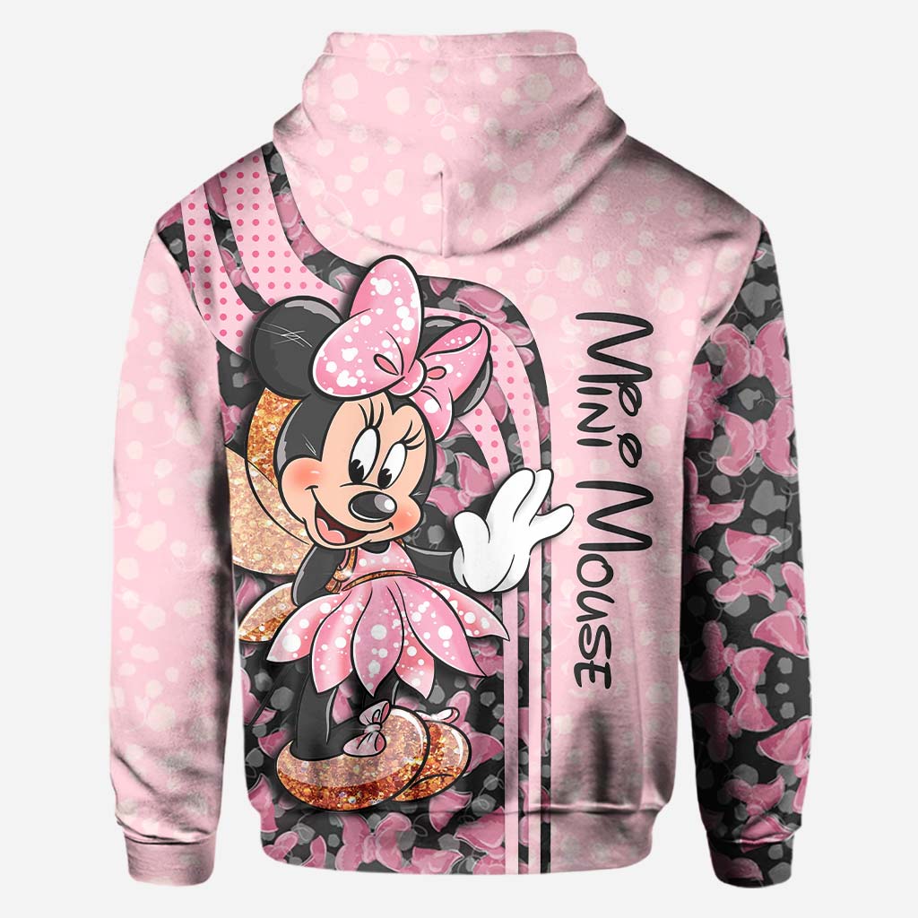 Mama & Mini Mouse Ears - Personalized All Over T-shirt and Hoodie