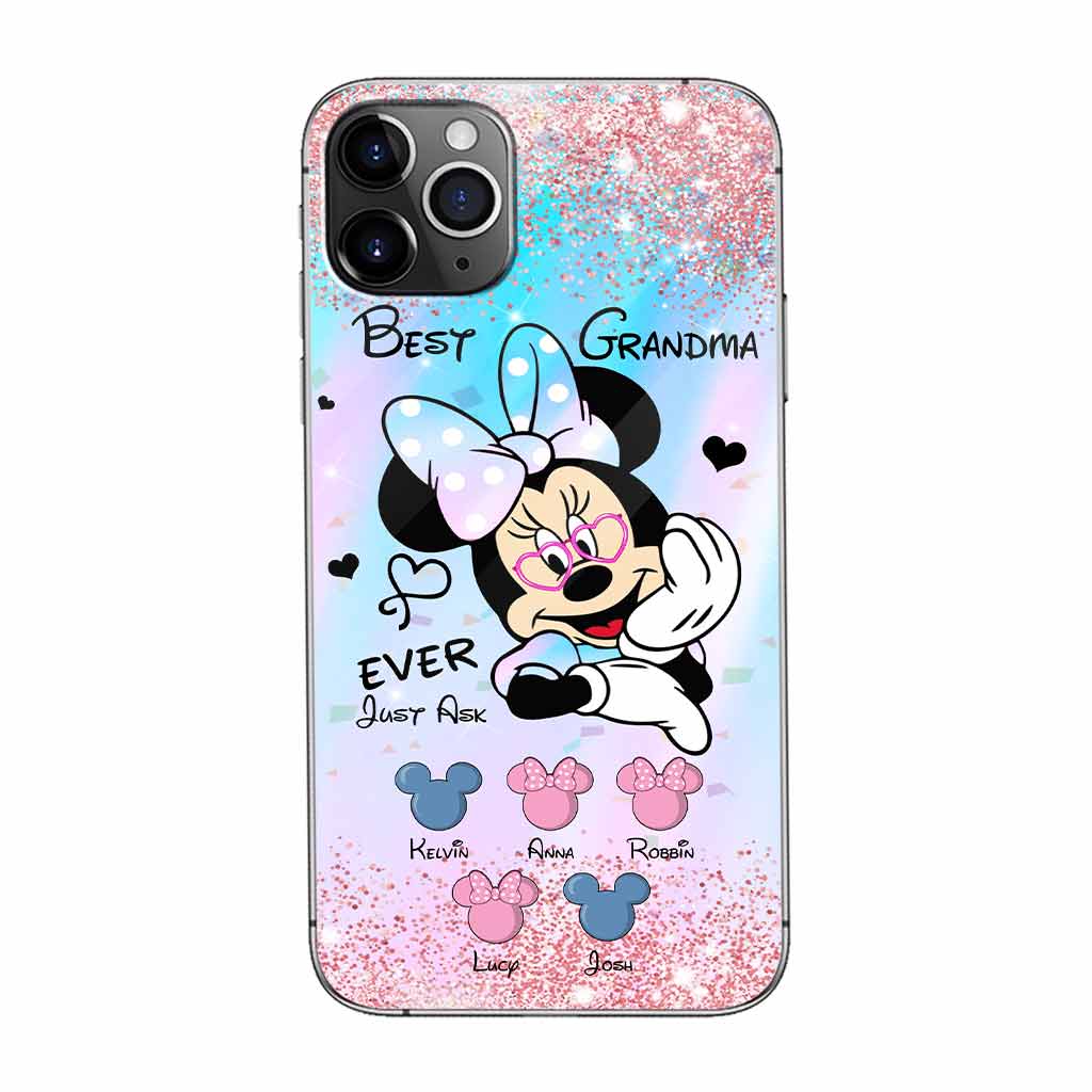 Best Grandma Ever Mouse Ears - Personalized Phone Case