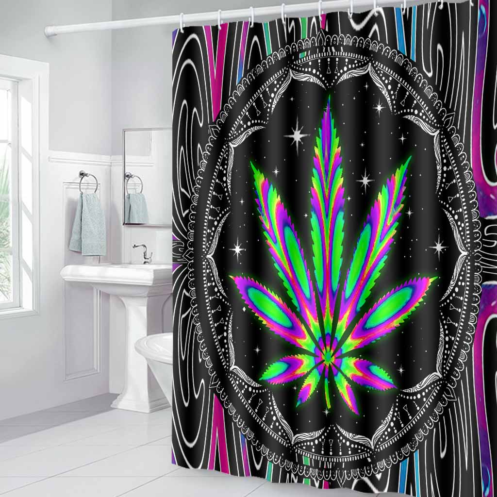 High Life - Weed Bathroom Curtain & Mats Set