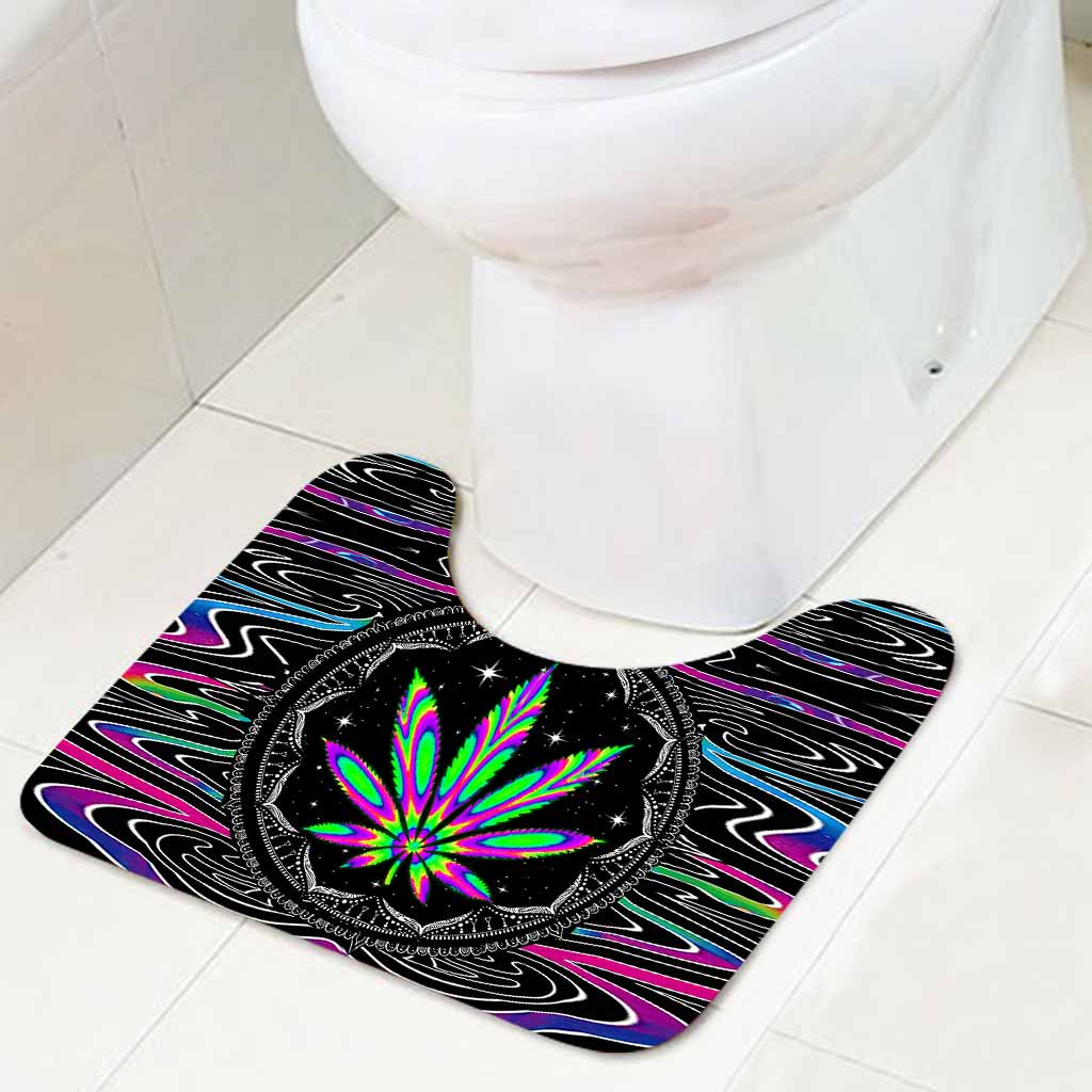 High Life - Weed Bathroom Curtain & Mats Set