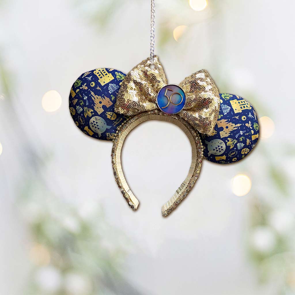 50 Years Of Magic - Mouse Ornament (Printed On Both Sides)