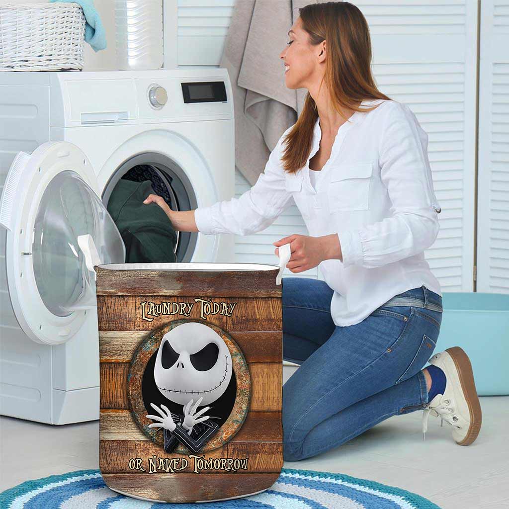 Laundry Today - Nightmare Storage Basket With 3D Pattern Print