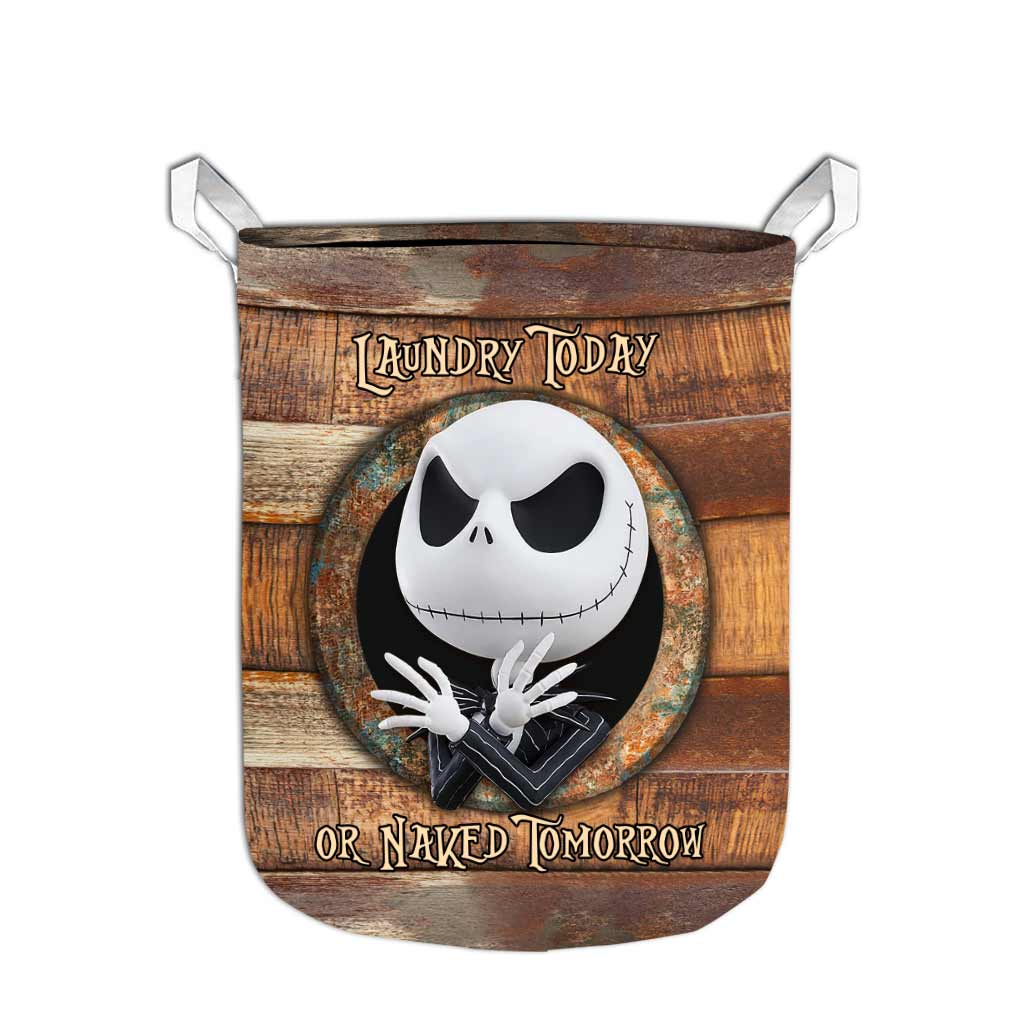 Laundry Today - Nightmare Storage Basket With 3D Pattern Print