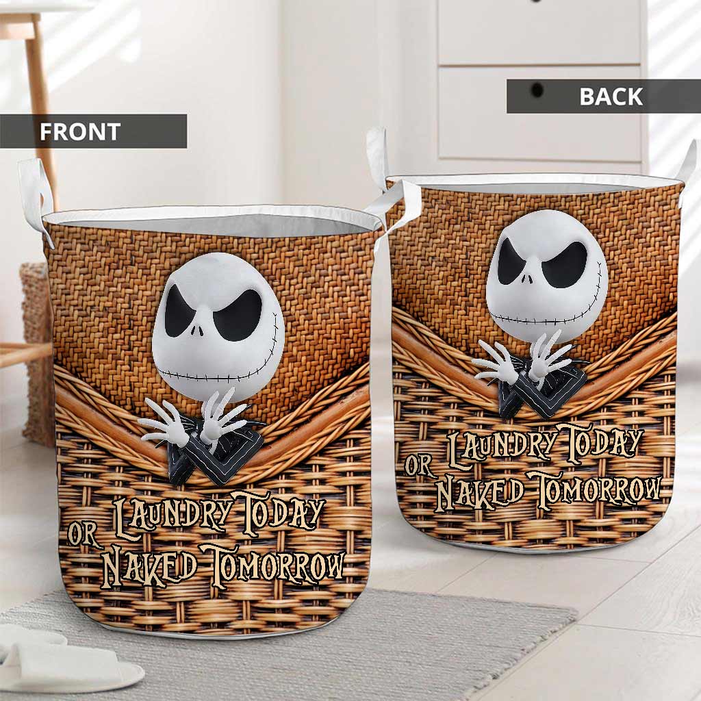 Laundry Today - Nightmare Storage Basket With 3D Pattern Print