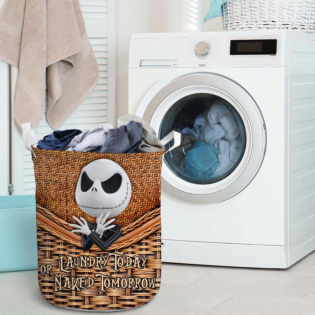 Laundry Today - Nightmare Storage Basket With 3D Pattern Print