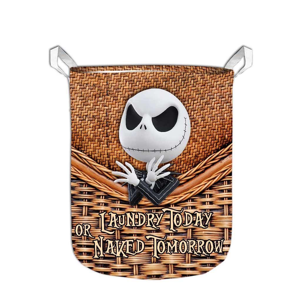 Laundry Today - Nightmare Storage Basket With 3D Pattern Print