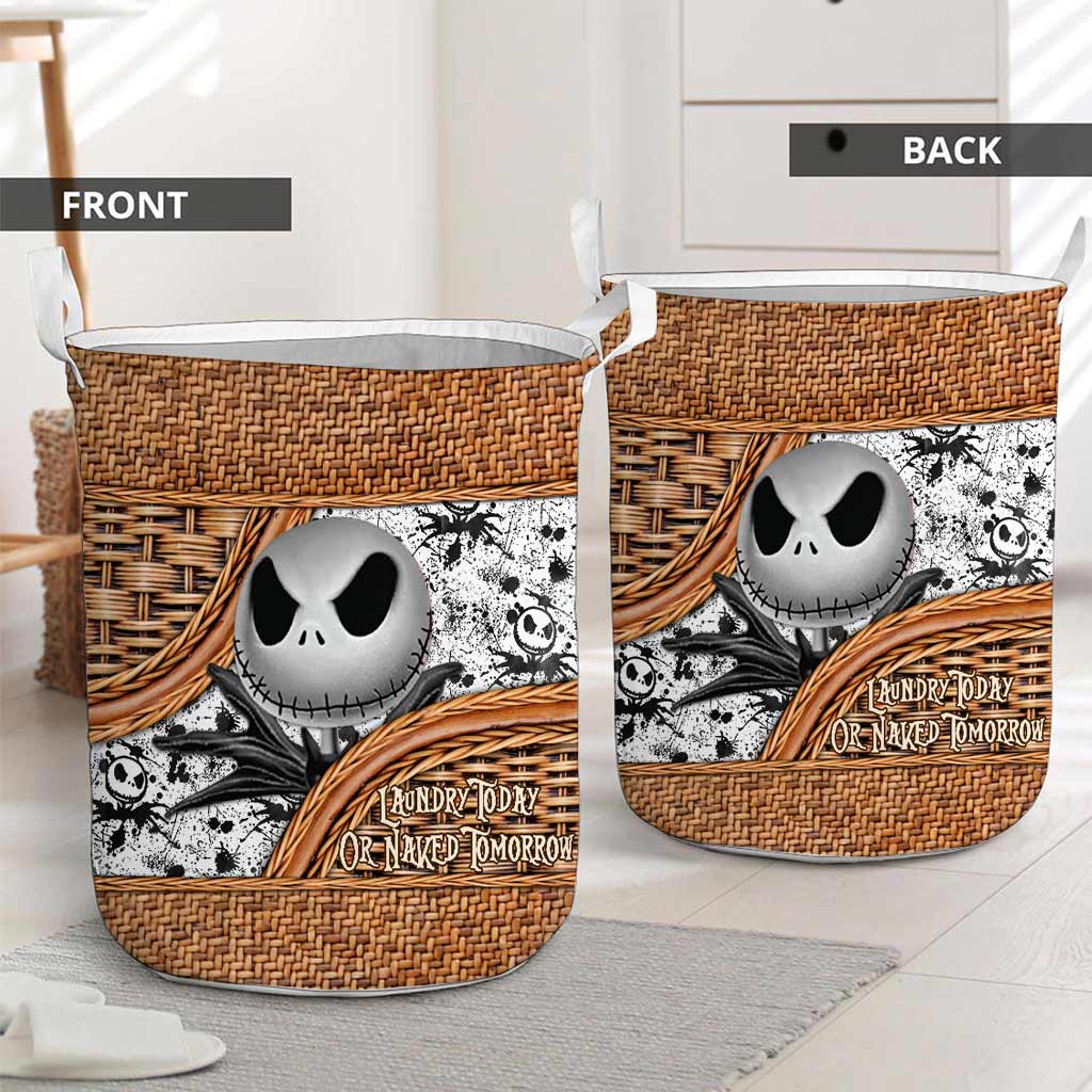 Laundry Today - Nightmare Storage Basket With 3D Pattern Print