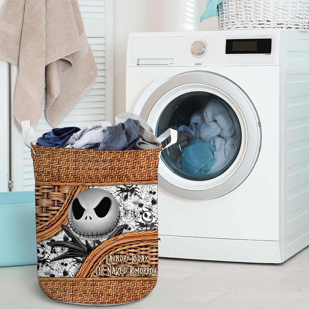 Laundry Today - Nightmare Storage Basket With 3D Pattern Print