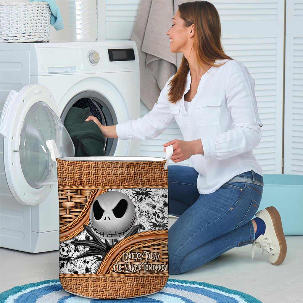Laundry Today - Nightmare Storage Basket With 3D Pattern Print