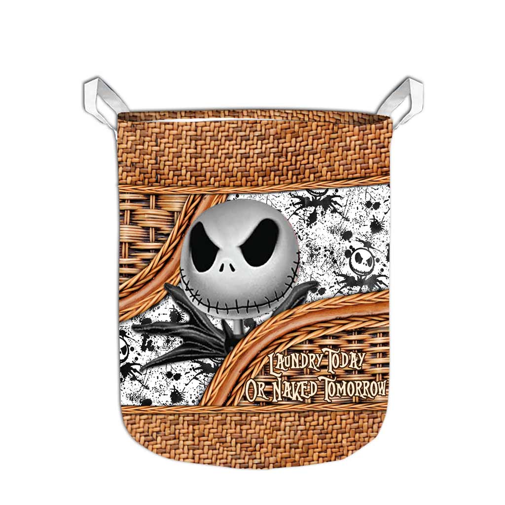 Laundry Today - Nightmare Storage Basket With 3D Pattern Print