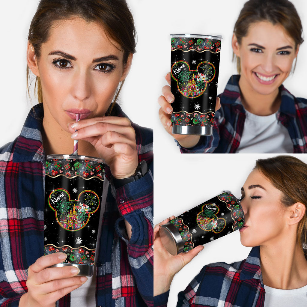 Merry Christmas - Personalized Mouse Tumbler