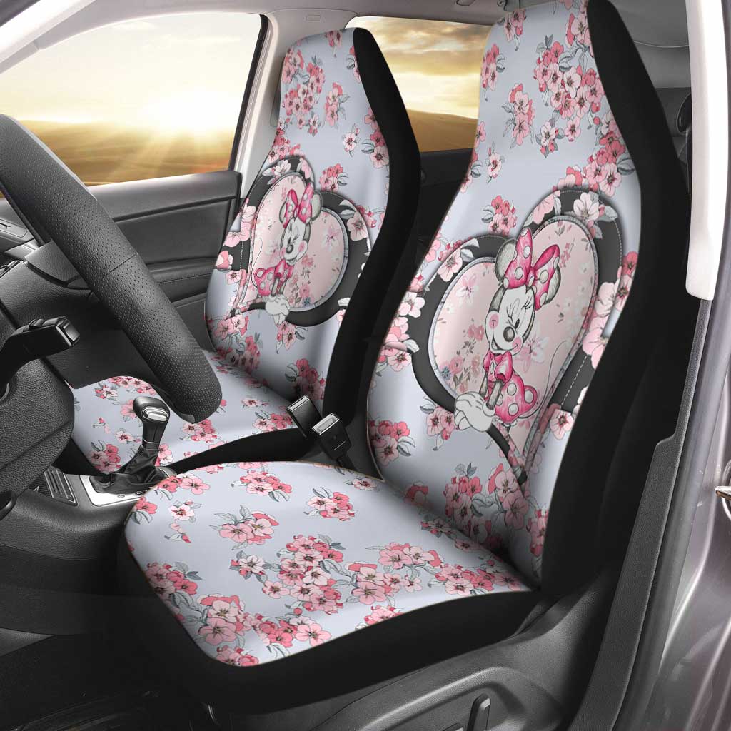 Magic Pink Flower - Mouse Seat Covers