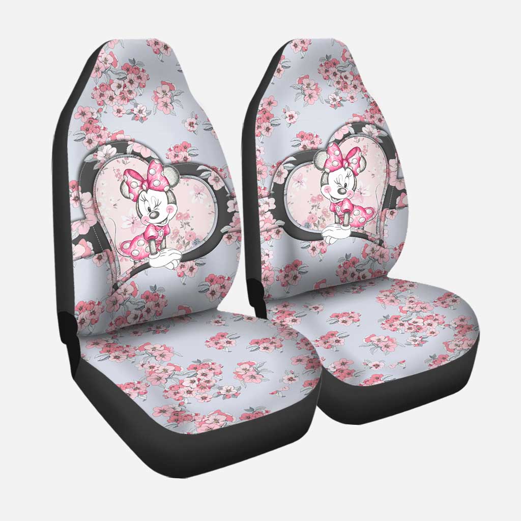 Magic Pink Flower - Mouse Seat Covers