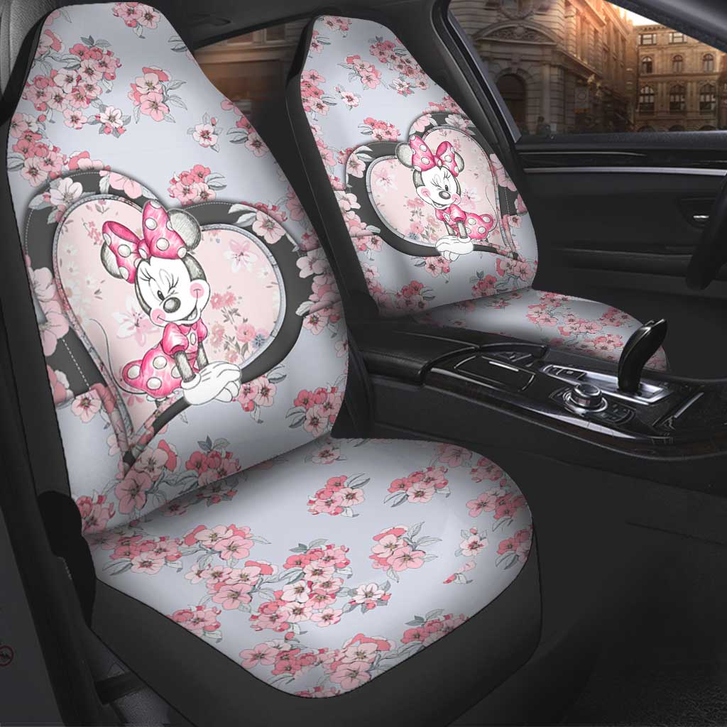 Magic Pink Flower - Mouse Seat Covers