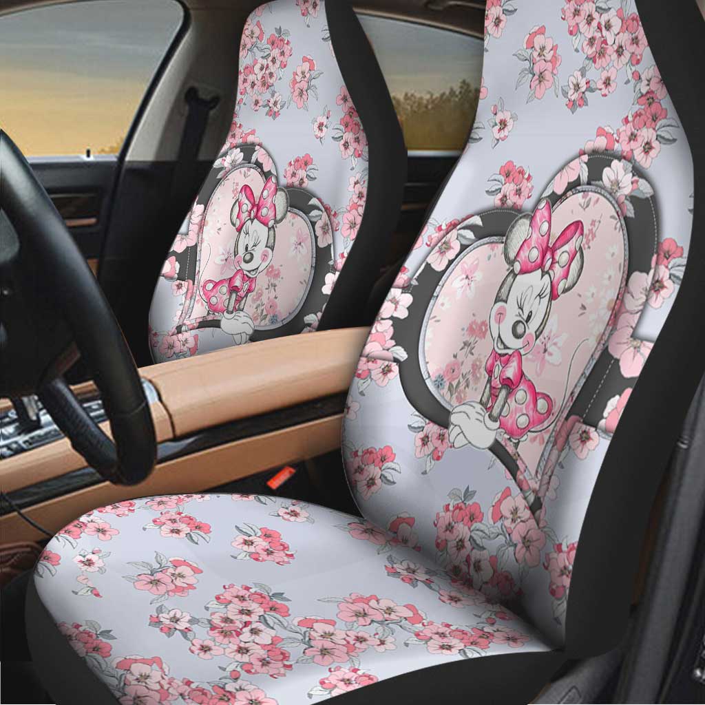 Magic Pink Flower - Mouse Seat Covers