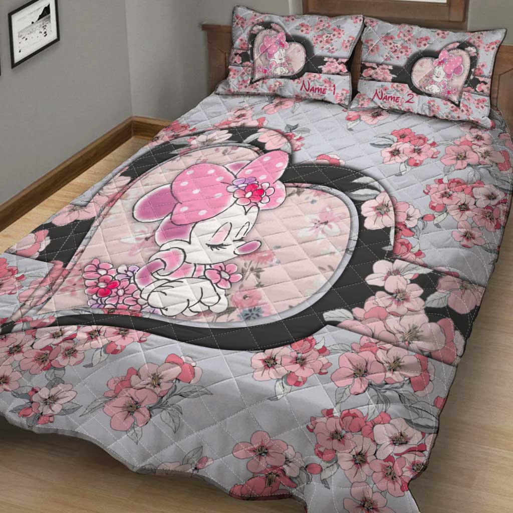 Cute Mouse Ears - Personalized Mouse Quilt Set