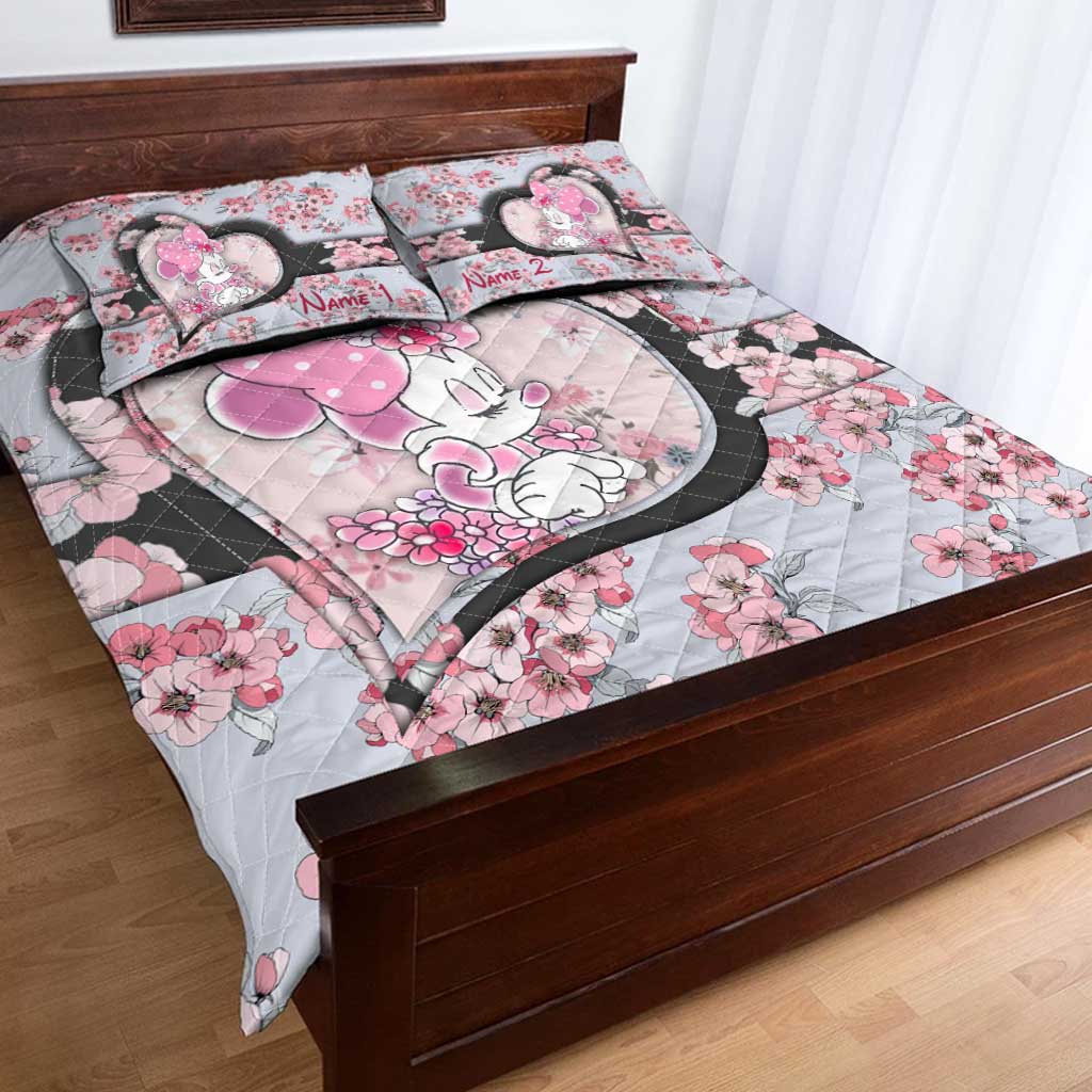 Cute Mouse Ears - Personalized Mouse Quilt Set