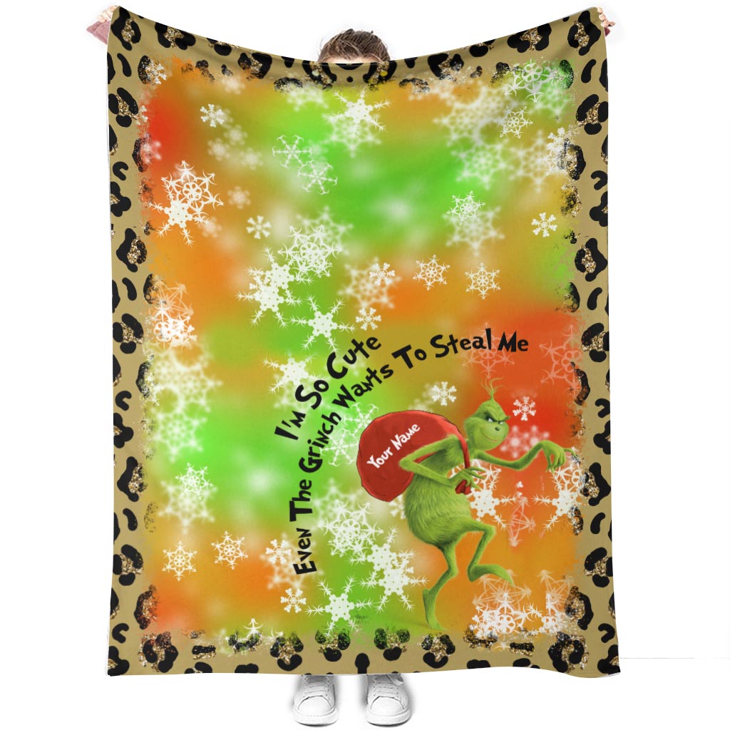 Wonderful Time Of A Year - Personalized Stole Christmas Blanket