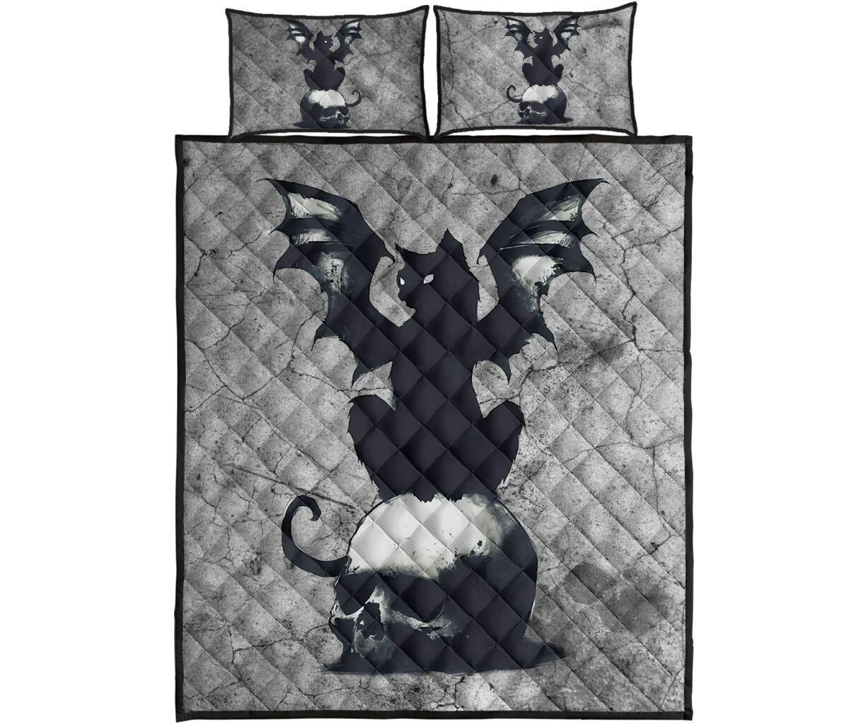 Cool Things Cat Quilt Set 0622