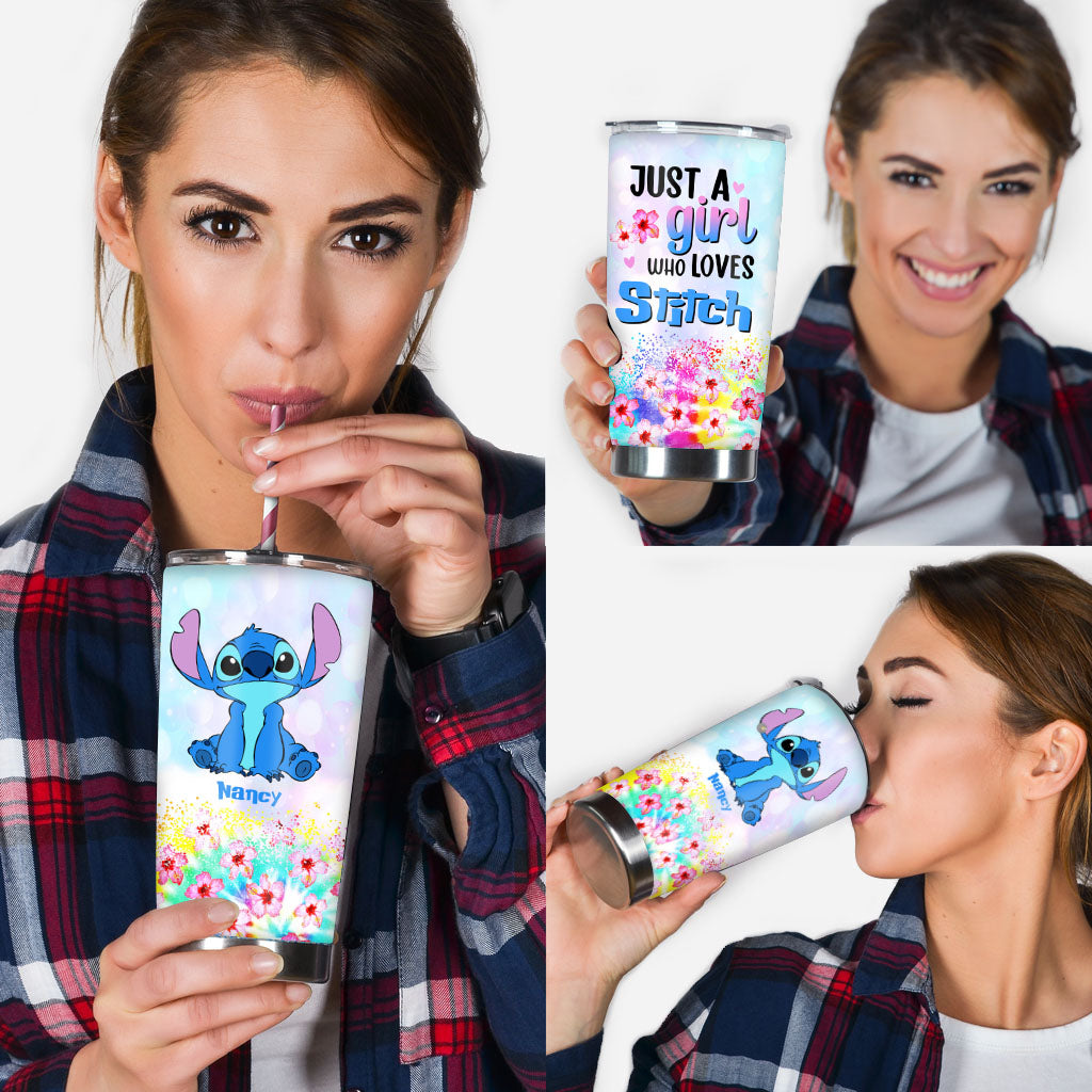 Just A Girl - Personalized Ohana Tumbler