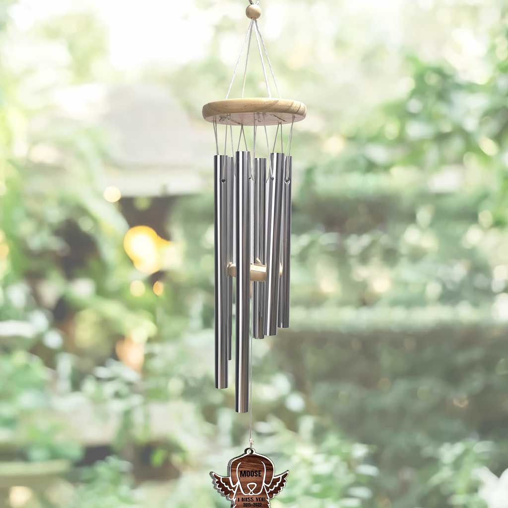 I Miss You - Personalized Dog Wind Chime