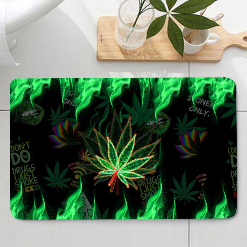 Let's Get Lit - Weed Bathroom Curtain & Mats Set