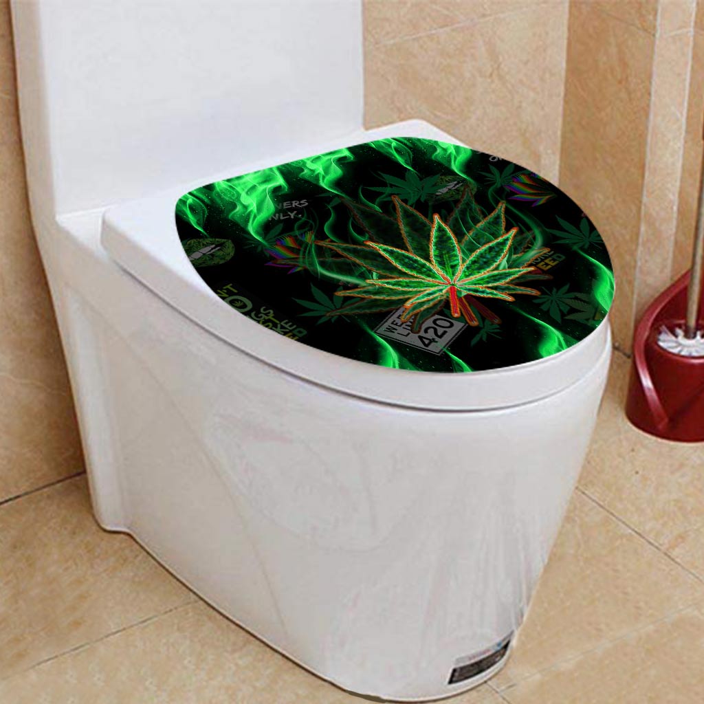 Let's Get Lit - Weed Bathroom Curtain & Mats Set