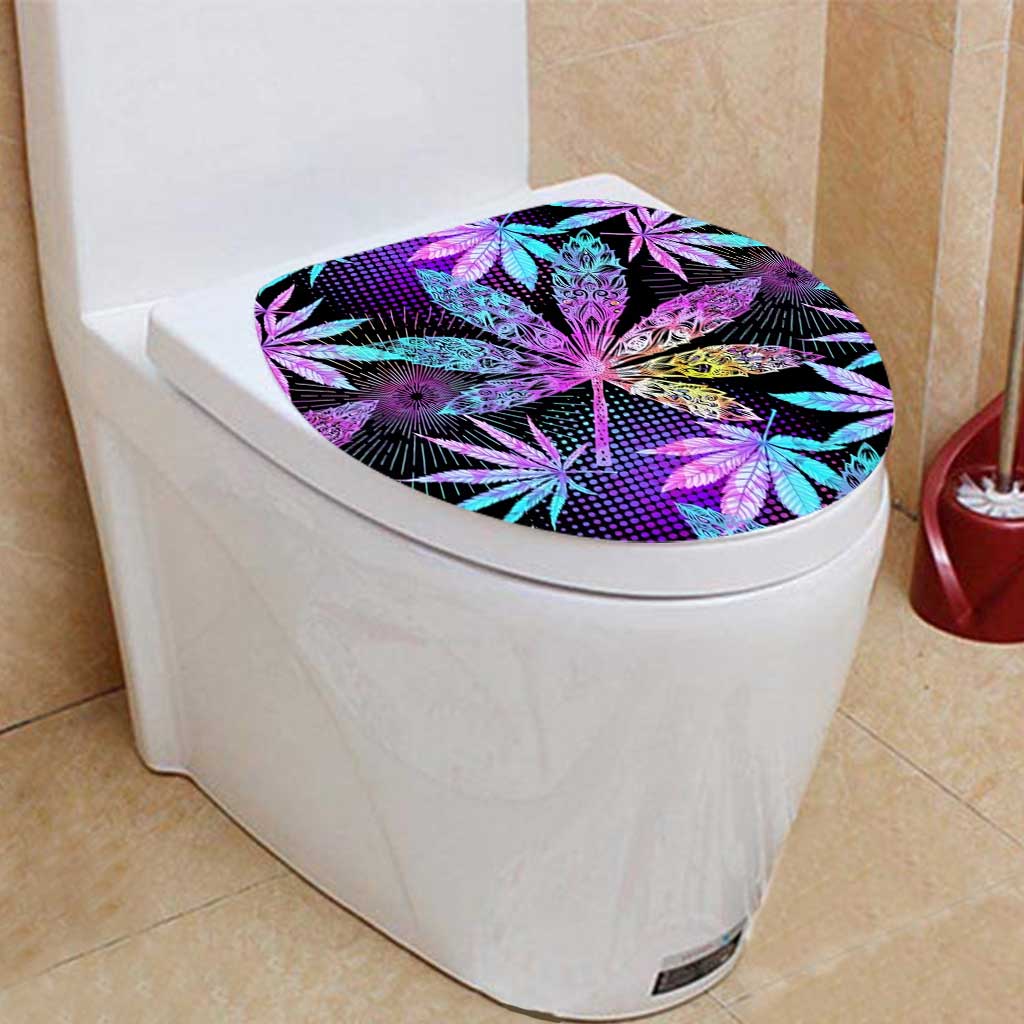 High Vibes - Weed Bathroom Curtain & Mats Set