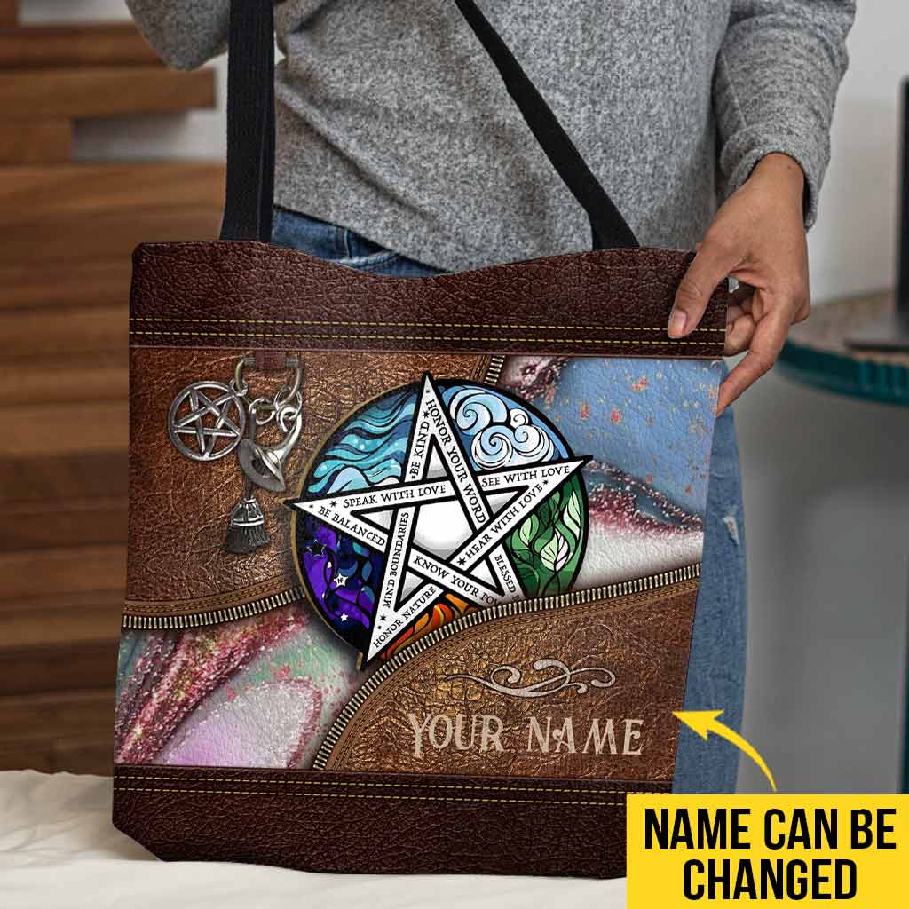 Speak With Love Witch Personalized Tote Bag