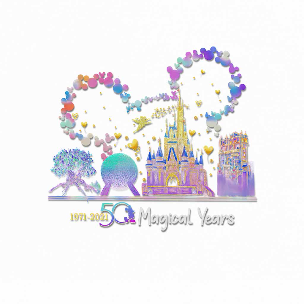 50 Magical Years - Mouse Decal Full